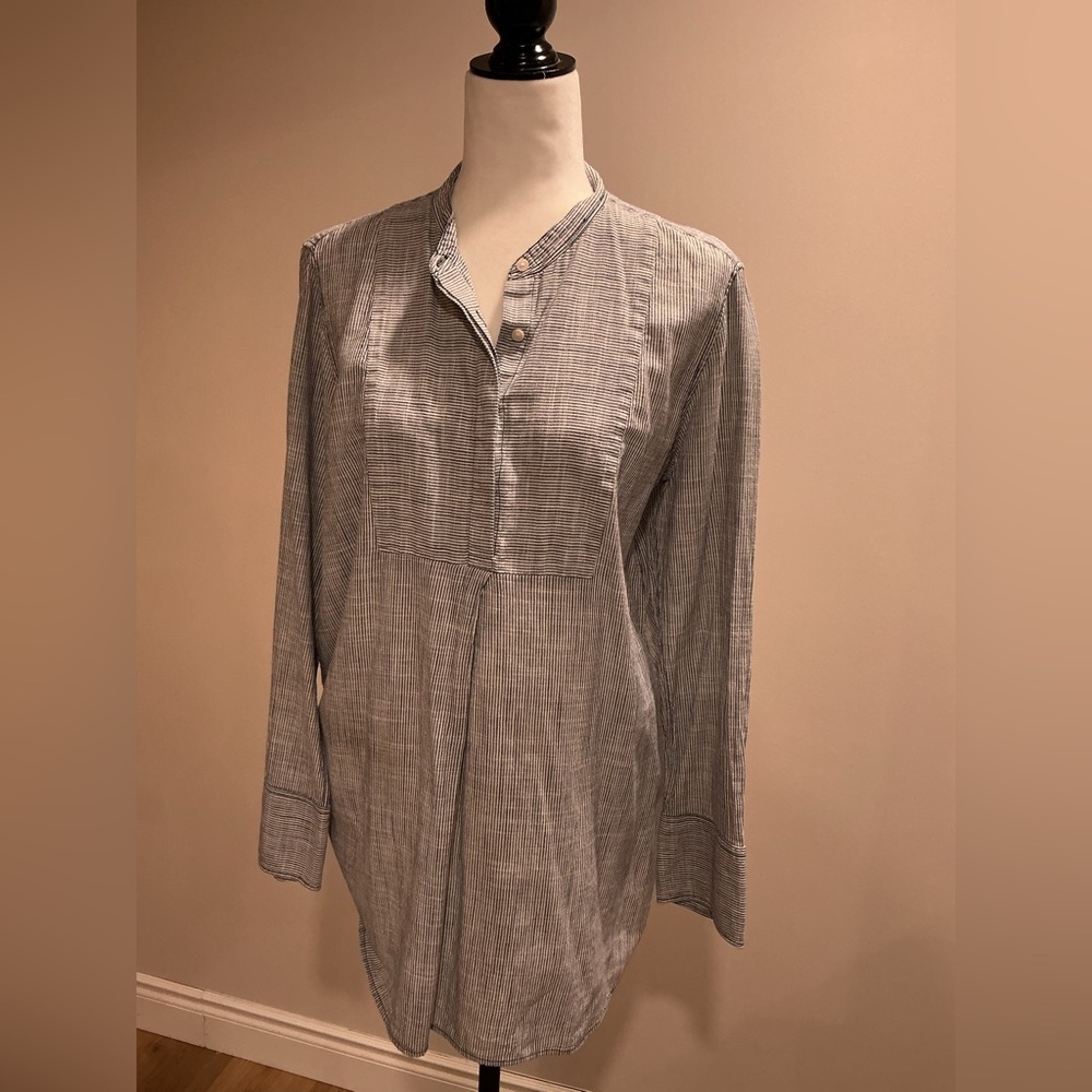 Gap maternity navy striped tunic enlarge